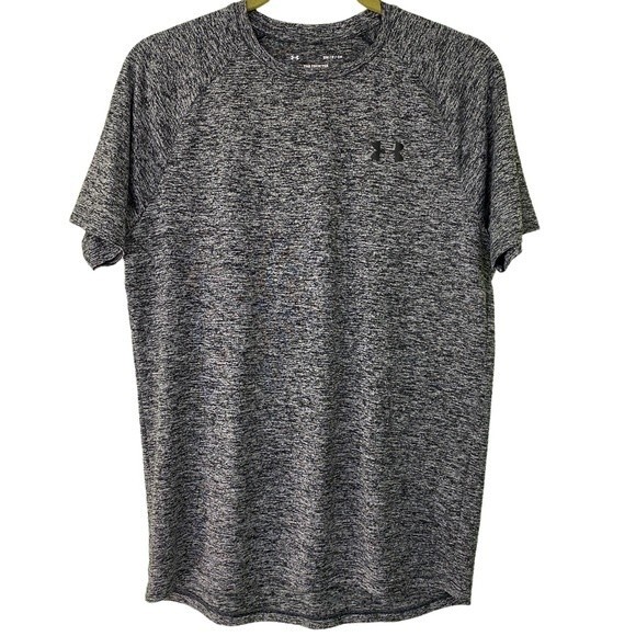 Under Armour HeatGear Gray The Tech Tee - Picture 1 of 8